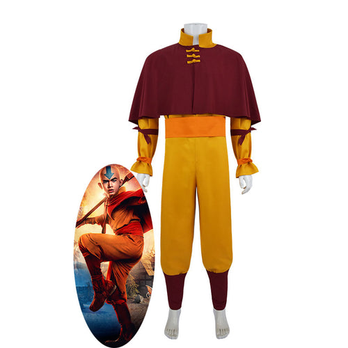 Avatar The Last Airbender 2024 TV Aang Fullset Cosplay Costume