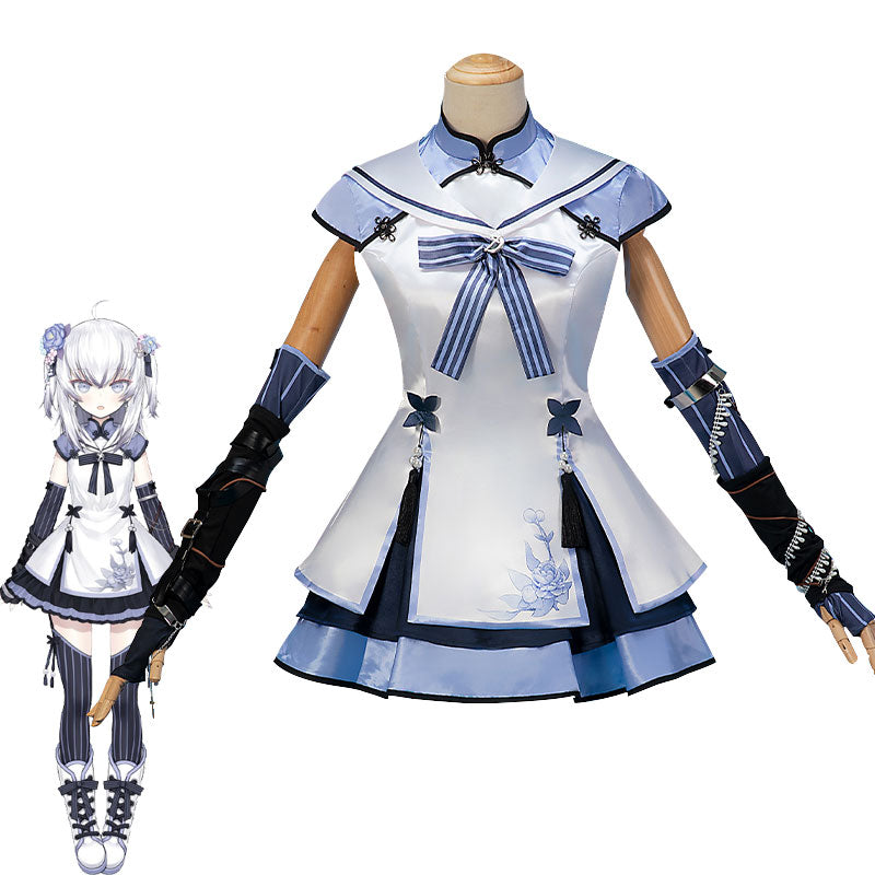 Virtual YouTuber Blanche Fleur Cosplay Costumes