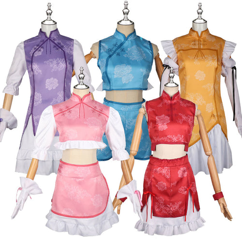 Puella Magi Madoka Magica Madoka Kaname Chinese Style Cheongsam Cosplay Costumes