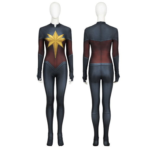 The Marvels 2 Carol Danvers Captain Marvel Jumpsuit Cosplay Costumes