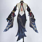 Game Genshin Impact Frostflower Dew Shenhe Cosplay Costumes