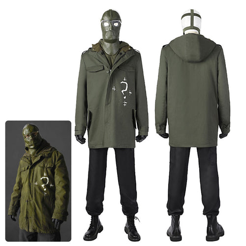 Marvel The Batman 2022 The Riddler Cosplay Costumes