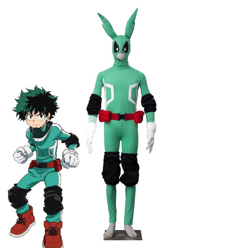 Anime My Hero Academia Izuku Midoriya Deku Battle Suit Cosplay Costumes