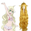 Anime Fairy Tail Mavis Vermilion Long Golden Cosplay Wigs - Cosplay Clans
