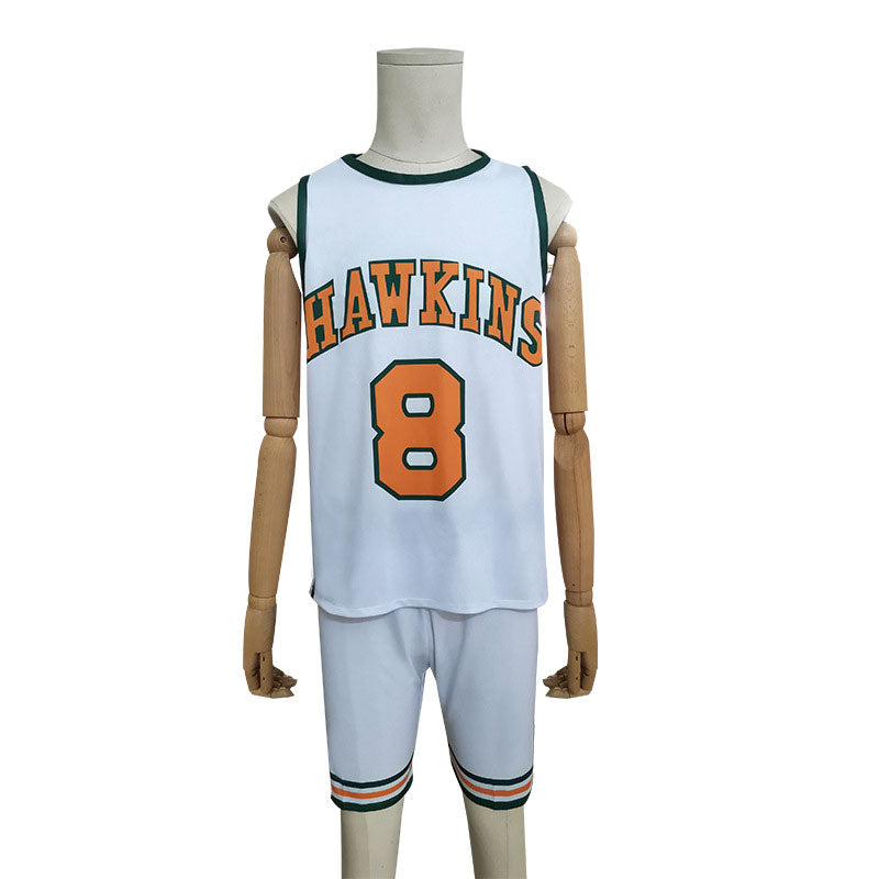 Stranger Things 4 Hawkins High School Lucas Sinclair Basketball Jersey Cosplay Costumes