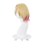 Anime Rent-A-Girlfriend Mami Nanami Short Yellow Gradient Pink Cosplay Wigs - Cosplay Clans