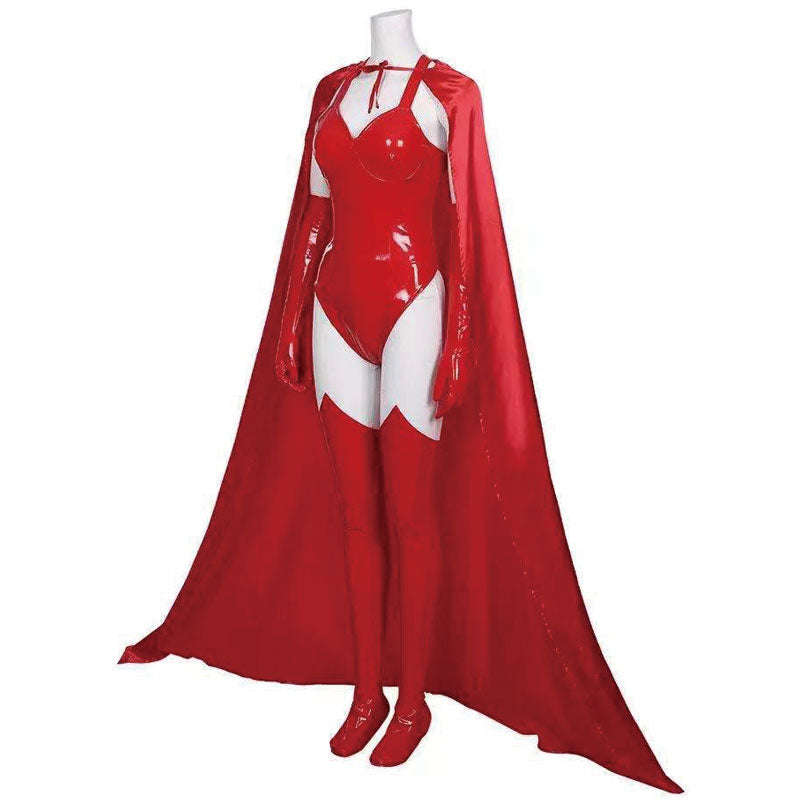 Wanda Vision Wanda Maximoff Scarlet Witch Cosplay Costume 