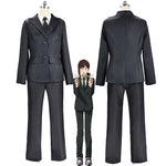 Anime Chainsaw Man Kobeni Higashiyama Black Suit Cosplay Costumes 
