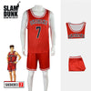 Anime Slam Dunk Hanamichi Sakuragi Basketball Uniform Cosplay Costumes