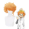Anime The Promised Neverland Emma Short Orange Cosplay Wigs - Cosplay Clans