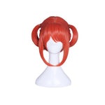 Anime Gintama Kagura Short Orange Red Cosplay Wigs with Free Headdress - Cosplay Clans
