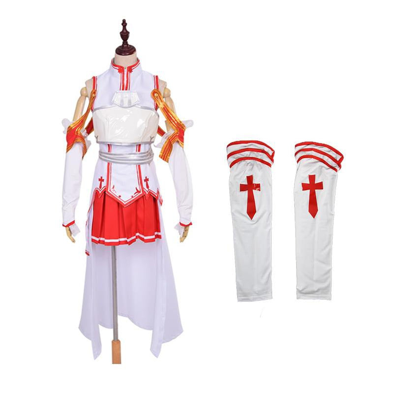 Anime SAO Sword Art Online Yuuki Asuna Cosplay Costume - Cosplay Clans