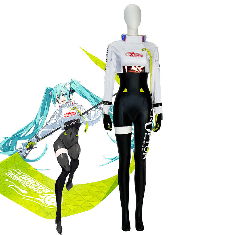 Vocaloid Hatsune Miku Miku Racing 2022 Cosplay Costumes Reivews