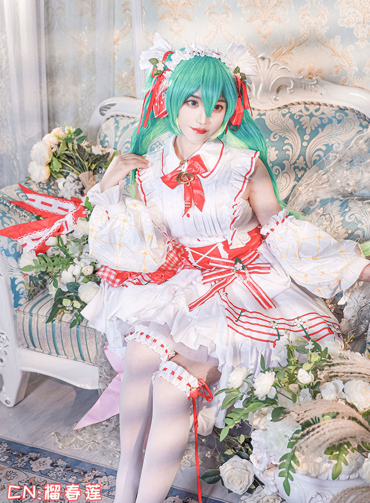 Vocaloid Hatsune Miku 15th Anniversary Miku Cosplay