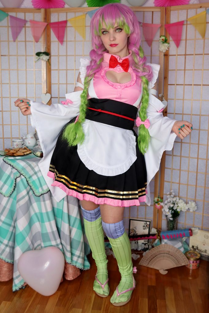 Mitsuri Kanroji Maid Cosplay review from Cosplayclans