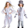 Halloween Party Vampire Bride Dress Kids Cosplay Costumes