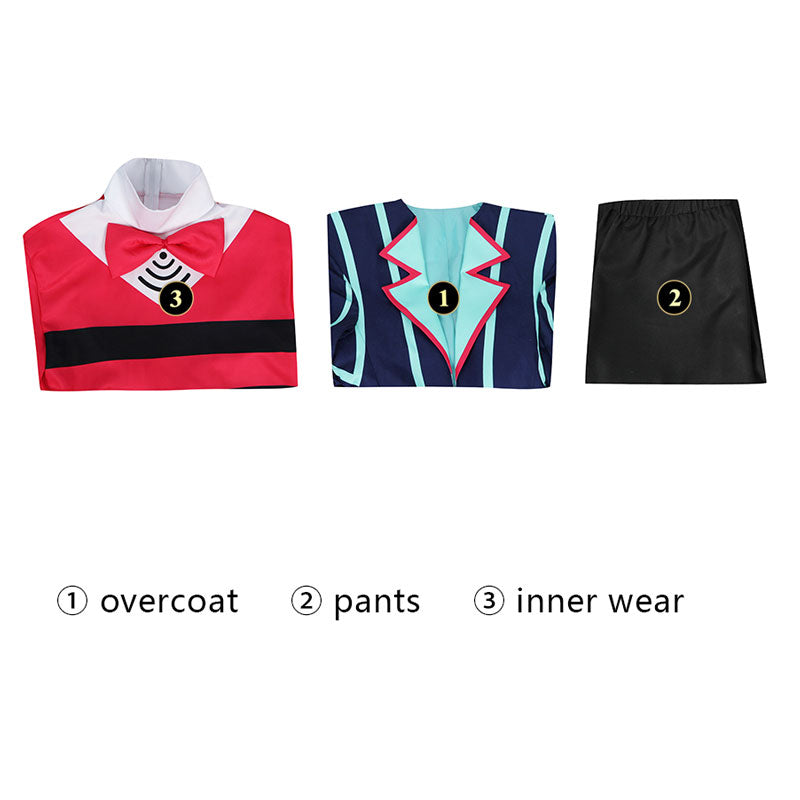 Hazbin Hotel Vox Cosplay Costume