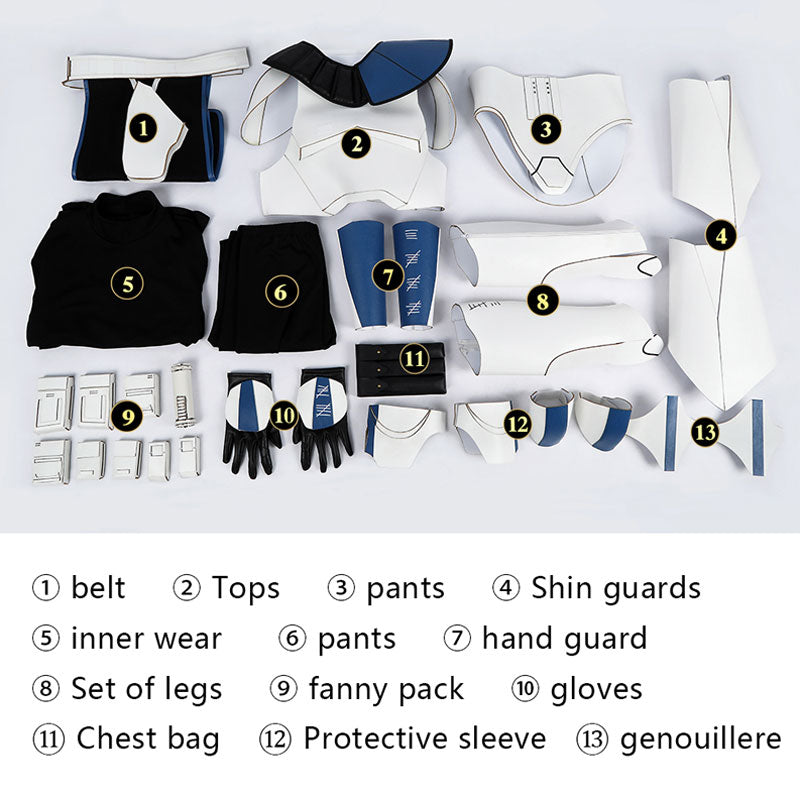 Star Wars: The Clone Wars Captain Rex Cosplay Costume