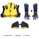 Marvel Deadpool 3 Wolverine Jumpsuit Sleeveless Cosplay Costumes