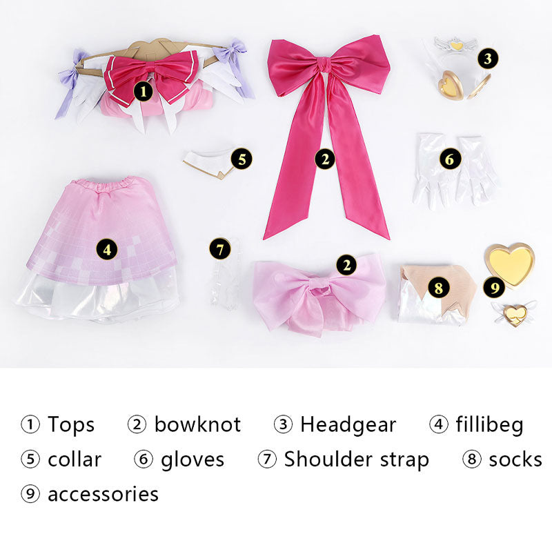 Overwatch Magical Girl Juno Cosplay Costumes