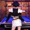 Kpop Demon Hunters Zoey Golden Black Dance Cosplay