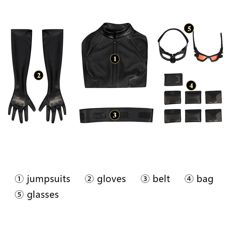 The Dark Knight Rises Catwoman Selina Kyle Jumpsuit Cosplay Costumes
