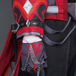 Game Genshin Impact Diluc Red Dead of Night Fullset Cosplay Costume