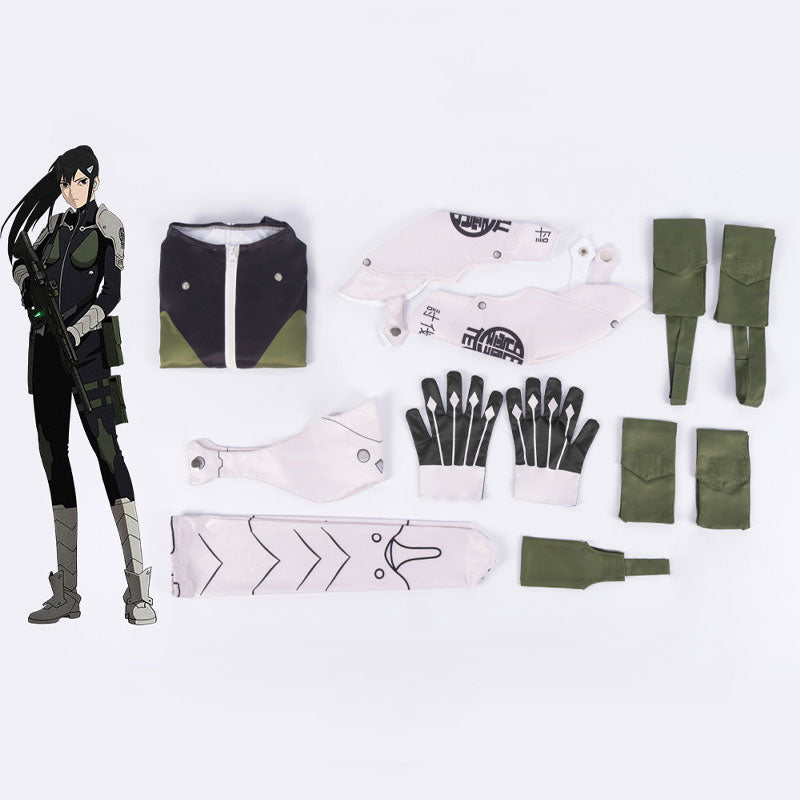 Kaiju No. 8 Ashiro Mina Jumpsuit Cosplay Costumes