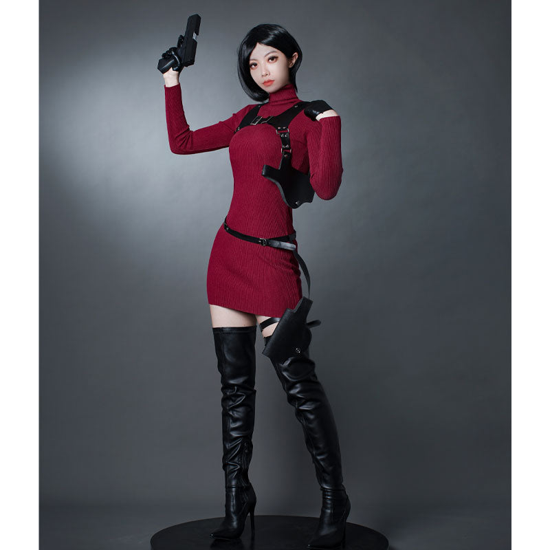 Resident Evil 4 Ada Wong Dress Cosplay Costumes