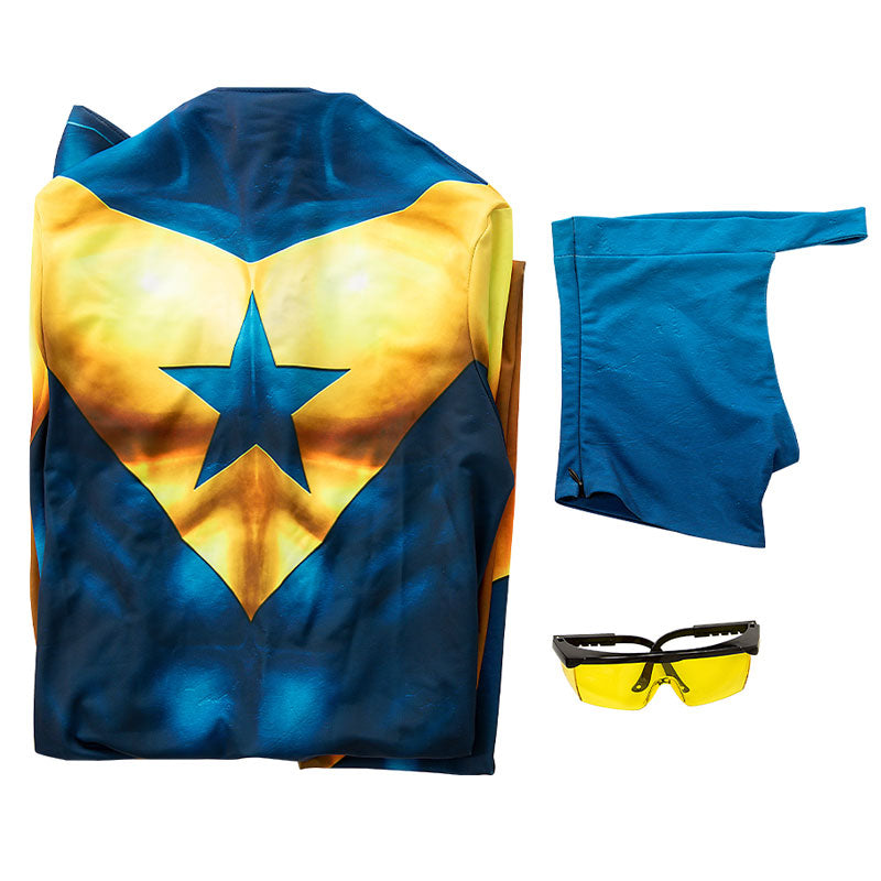 DC Booster Gold Michael Carter Jumpsuit Cosplay Costumes