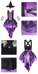 Halloween Party Witch Dress Cosplay Costumes