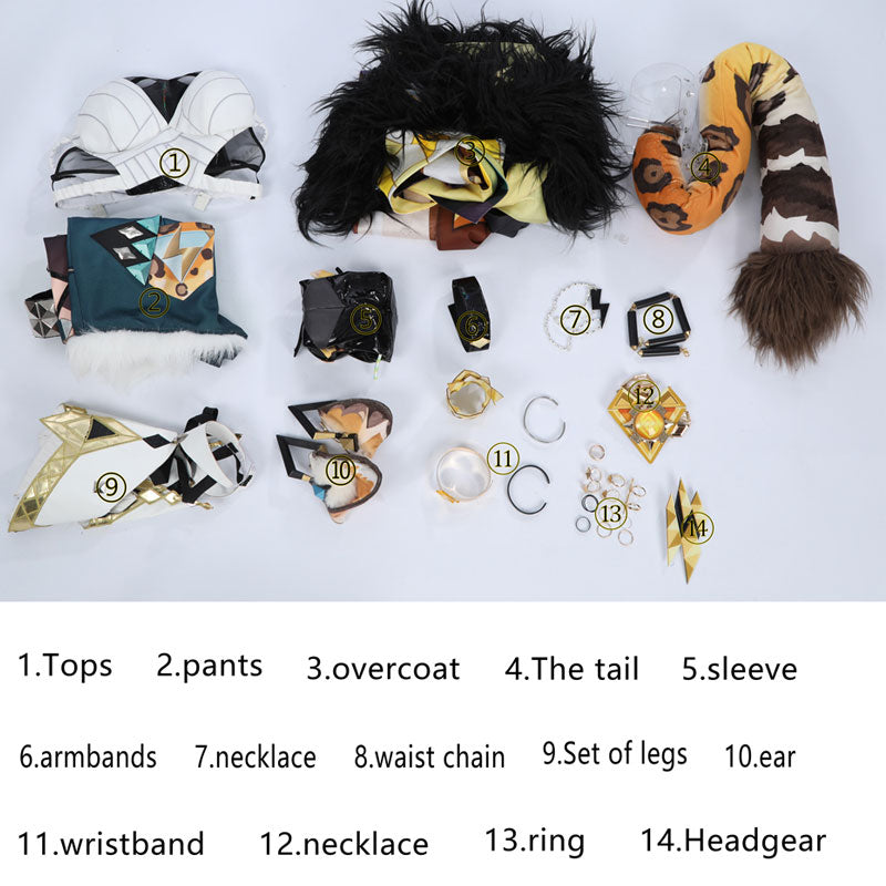 Genshin Impact Xilonen Cosplay Costumes