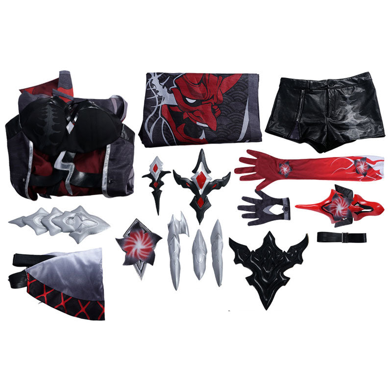 Honkai: Star Rail Acheron Red Cosplay Costumes