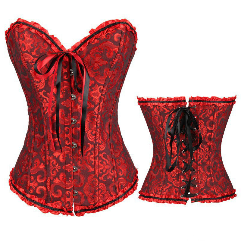 European Style Chest Support And Sexy Palace Corset Halloween Cosplay Costumes