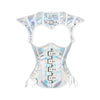 Gothic Rock Steampunk Cape and Corset Halloween Cosplay Costumes