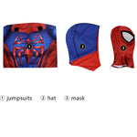 Marvel's Spider-Man 2 Peter Parker Scarlet Spider III Suit Jumpsuit Cosplay Costumes