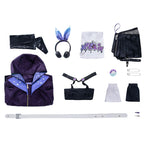 Honkai: Star Rail x Galaxy Silver Wolf Cosplay Costumes