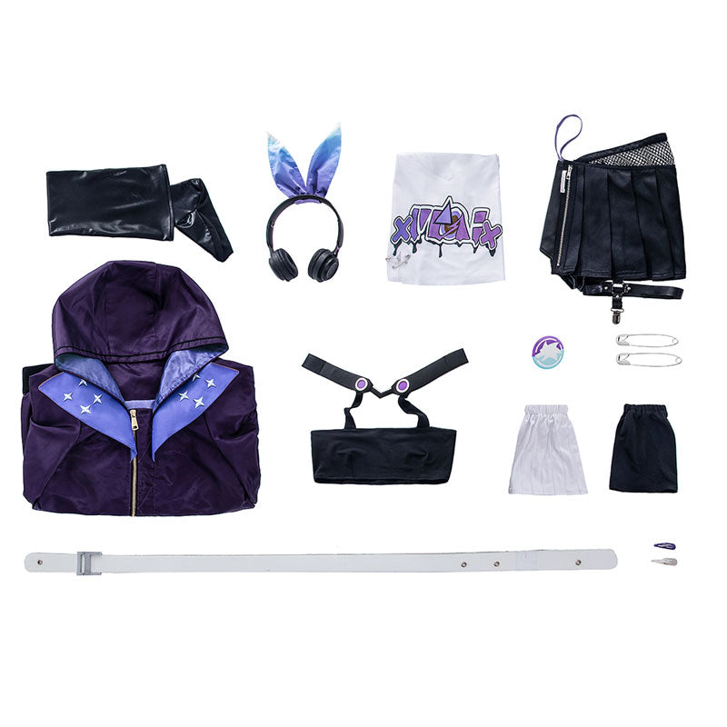 Honkai: Star Rail x Galaxy Silver Wolf Cosplay Costumes