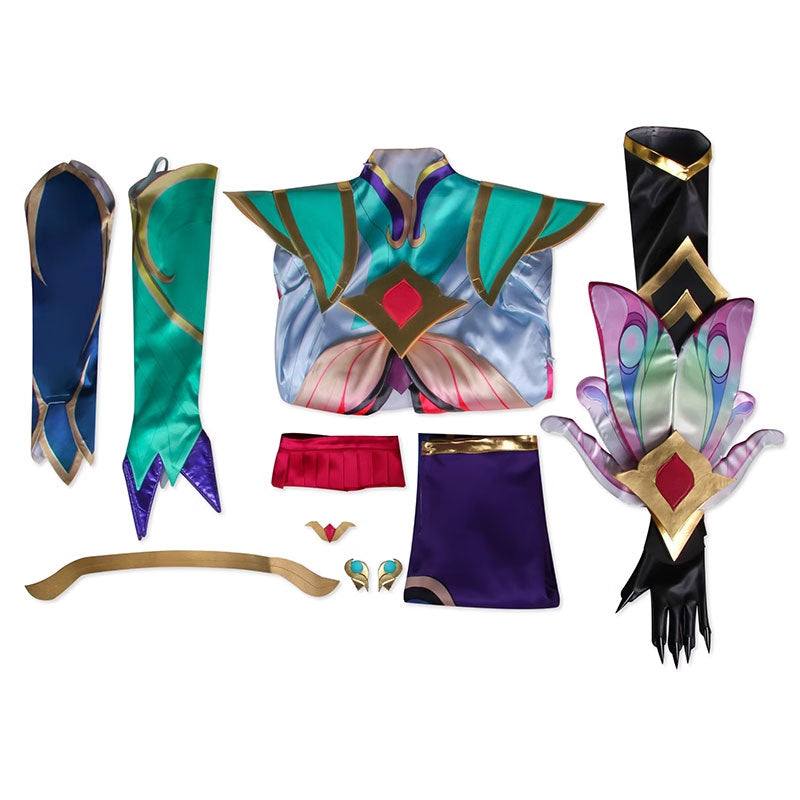 LOL Faerie Court Ezreal Cosplay Costume