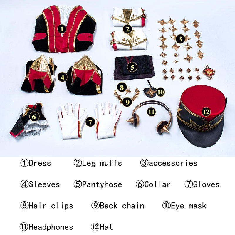 Genshin Impact Chevreuse Cosplay Costumes