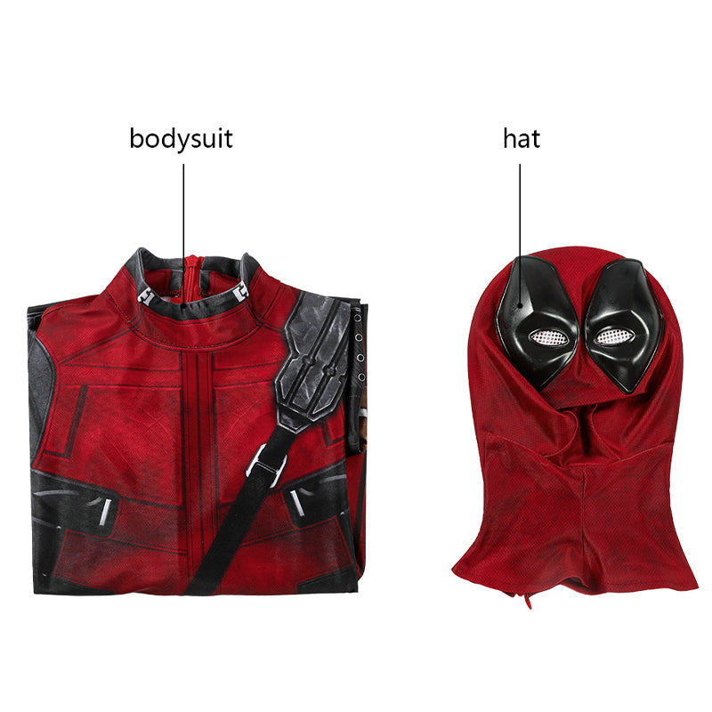 Deadpool Film Wade Wilson Kids Jumpsuit Cosplay Costumes