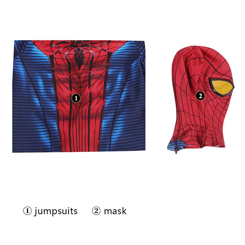 Marvel's The Amazing Spider-Man Peter Parker Jumpsuits Child Cosplay Costume