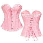 European Style Palace Sexy Bone Straps With Lace Corset Halloween Cosplay Costumes
