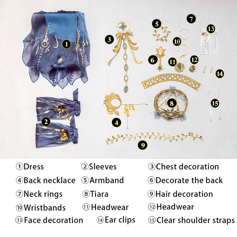 Identity V Wiki Weeping Goddess Cosplay Costumes