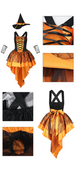 Halloween Party Witch Dress Cosplay Costumes