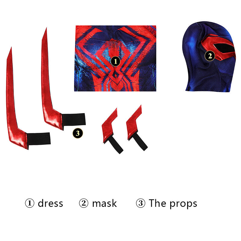 Spider-Man: Across The Spider-Verse Spider-Man 2099 Miguel O'Hara  Cosplay Costumes