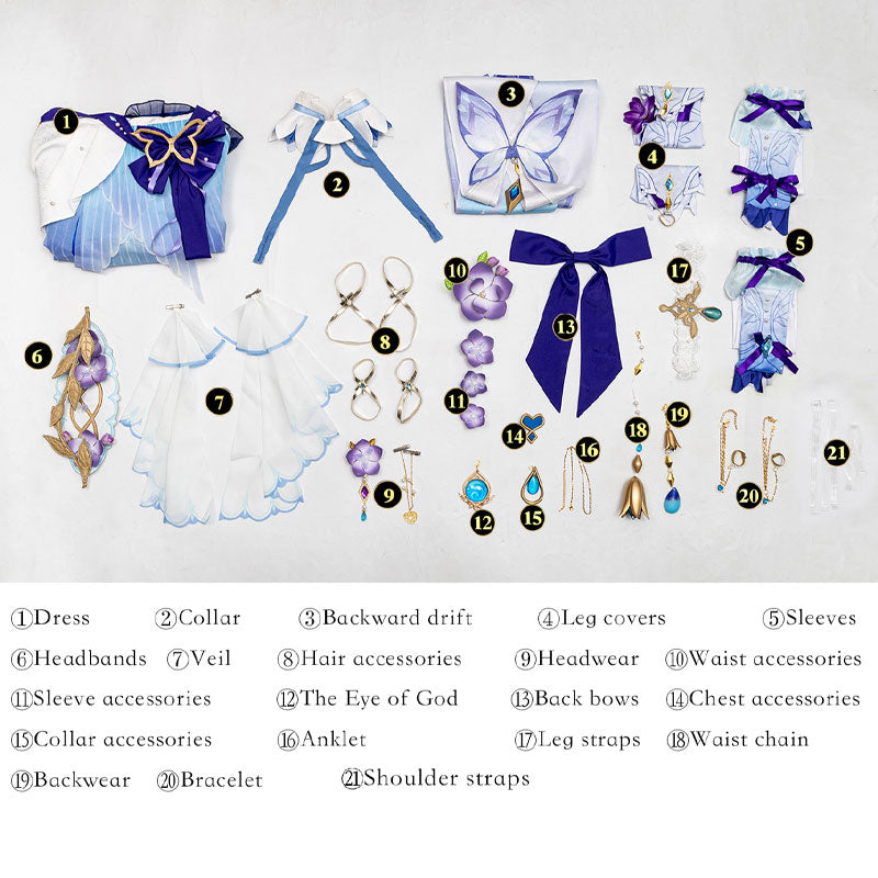 Genshin Impact Breeze of Sabaa Nilou Cosplay Costumes