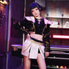 Kpop Demon Hunters Zoey Golden Black Dance Cosplay