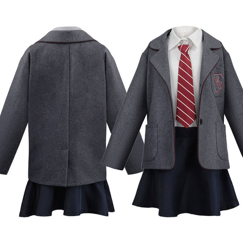 Matilda the Musical Matilda Gray Uniform Cosplay Costumes