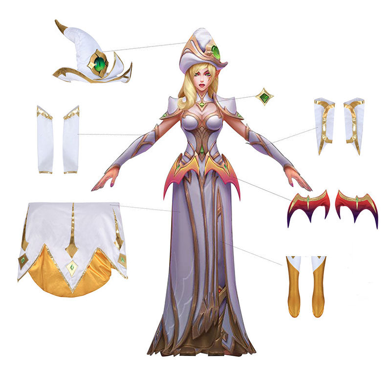 LOL Prestige Bewitching Morgana Cosplay Costume